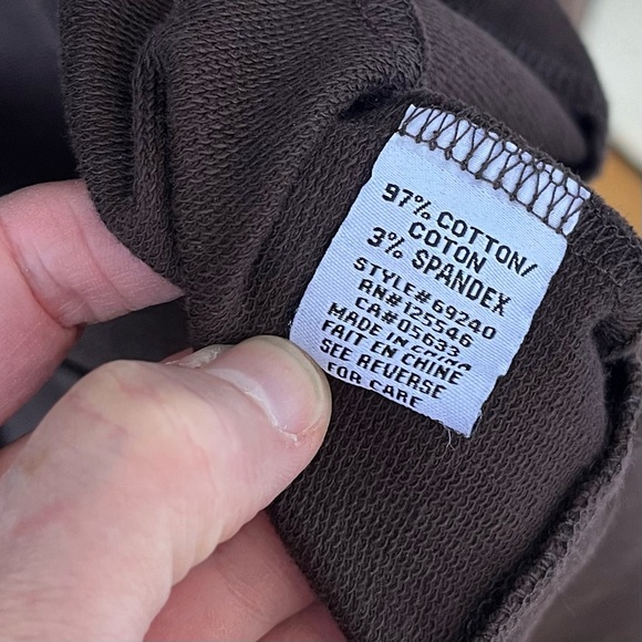 Habitat River Wash Chill Zip Jacket In Brown Sz XL - Picture 6 of 13